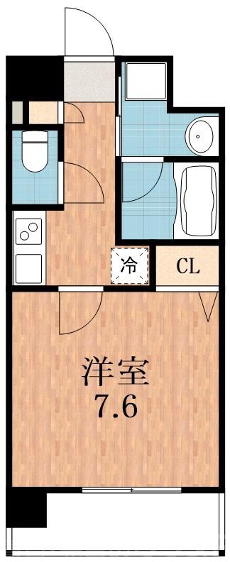 寺田町の完工年月(2009年2月)築の賃貸マンションの間取り