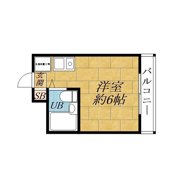 泉町の完工年月(1987年4月)築の賃貸アパートの間取り