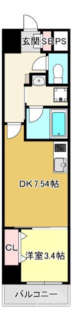 南金田の完工年月(2025年3月)築の賃貸マンションの間取り