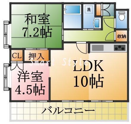 エルベ千鳥が丘の間取り