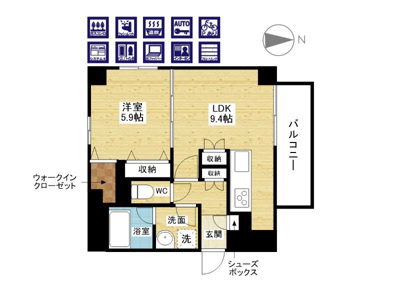 スプルース・ネストの間取り