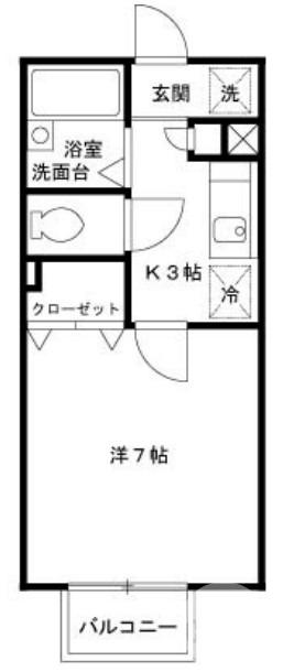 百舌鳥西之町の完工年月(1997年3月)築の賃貸アパートの間取り