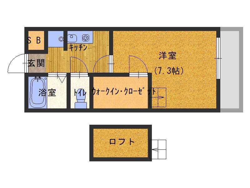 南野口町の完工年月(2008年9月)築の賃貸マンションの間取り