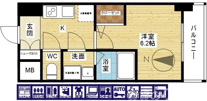 エスリードレジデンス東三国デュオの間取り
