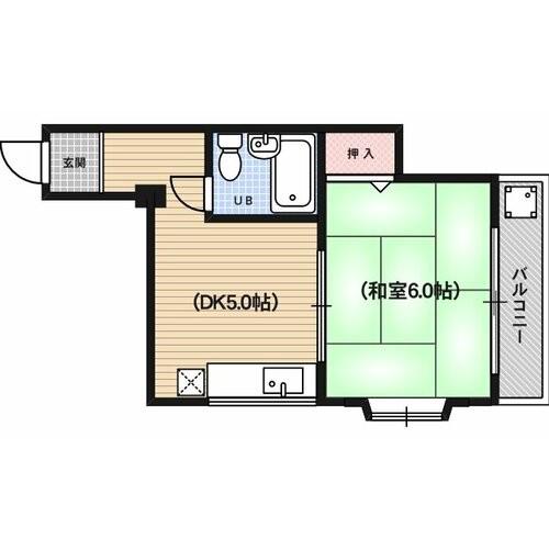 ウインズ綾小路の間取り