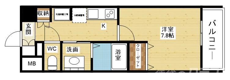 プランドール新大阪NORTHレジデンスの間取り