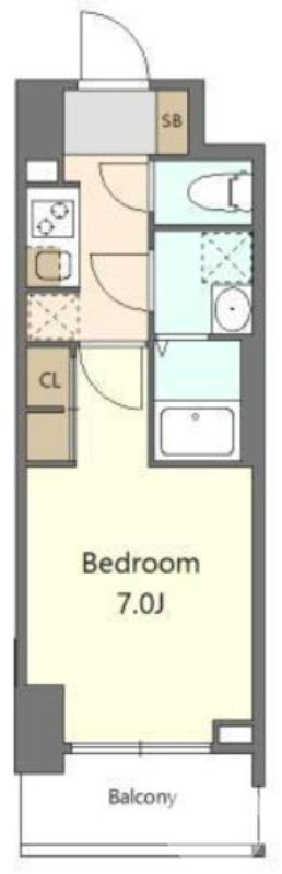 浜寺石津町中の完工年月(2025年2月)築の賃貸マンションの間取り