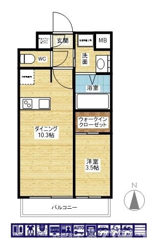コンフォリア新大阪宮原Qの間取り