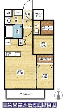 コンフォリア新大阪宮原Qの間取り