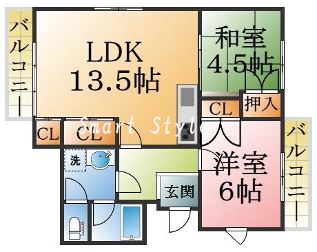 第二柏木ハイツの間取り