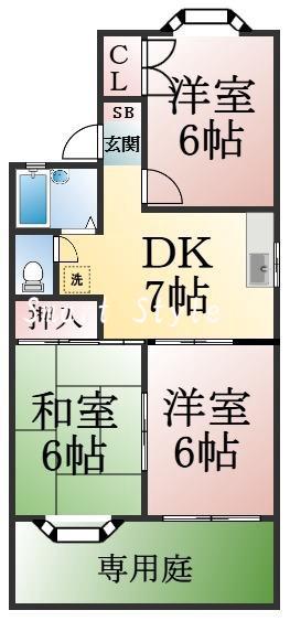 クイーンズコート東落合C棟の間取り