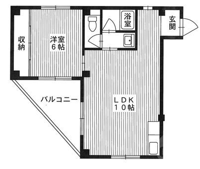沢良宜西の完工年月(1993年2月)築の賃貸マンションの間取り