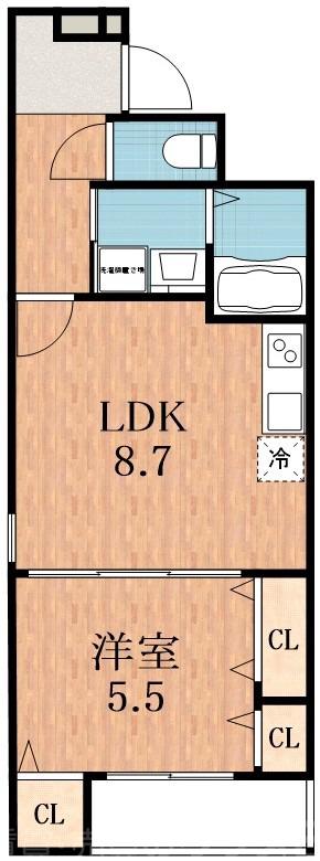 加美鞍作の完工年月(2025年6月)築の賃貸アパートの間取り