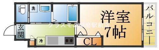リアコートJR須磨鷹取の間取り