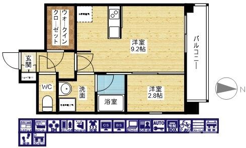 エル・セレーノ新大阪北の間取り