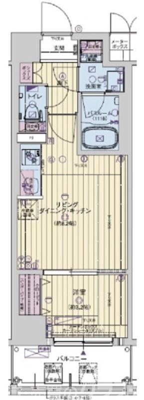 レオンコンフォート西大路御池の間取り