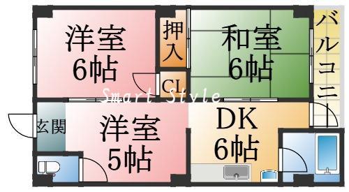 丸吉マンションの間取り