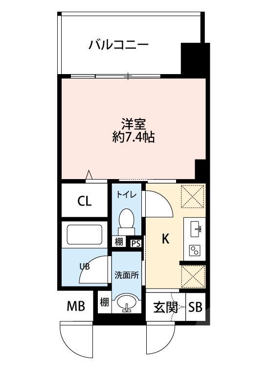 垂水町の完工年月(2008年9月)築の賃貸マンションの間取り