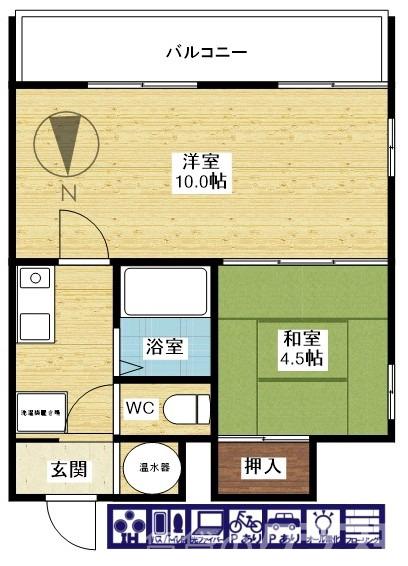 グランメゾンイマス塚本の間取り