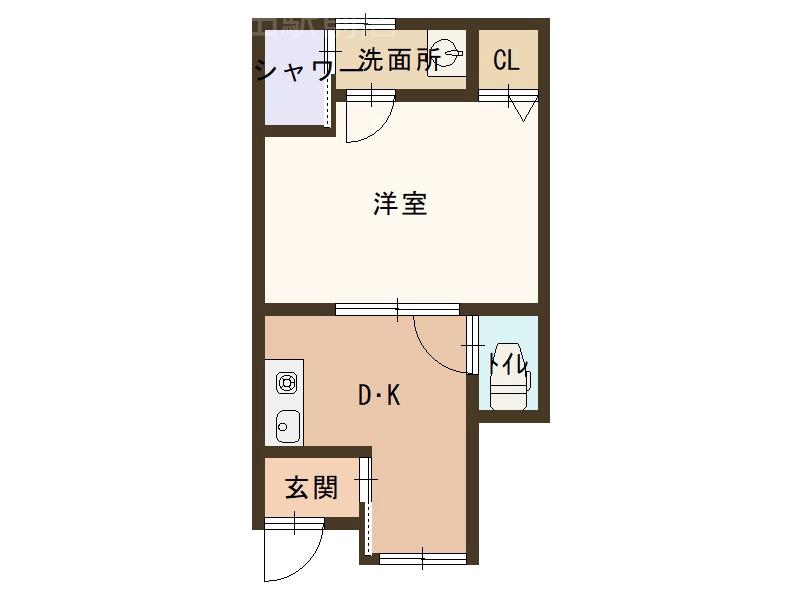 常称寺町の完工年月(2025年4月)築の賃貸アパートの間取り