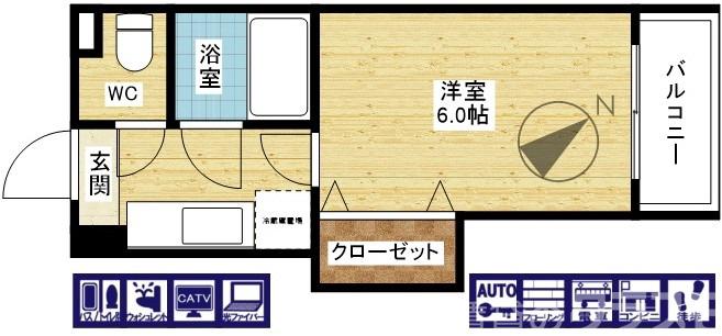 NOW新大阪の間取り