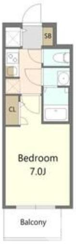 浜寺石津町西の完工年月(2025年4月)築の賃貸マンションの間取り