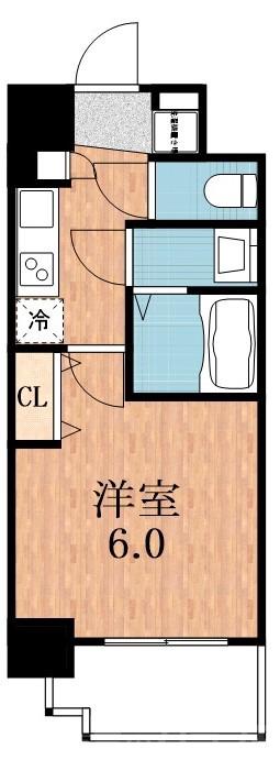 王子町の完工年月(2023年10月)築の賃貸マンションの間取り