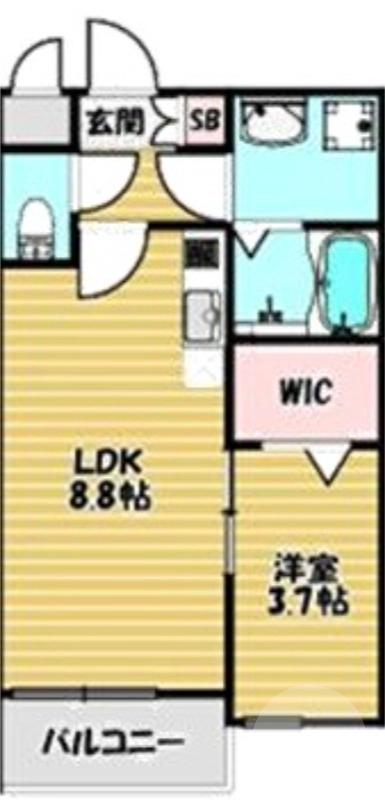 正雀の完工年月(2025年7月)築の賃貸アパートの間取り