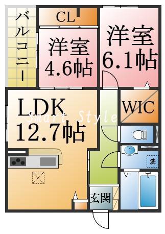 イルソラーレ須磨の間取り
