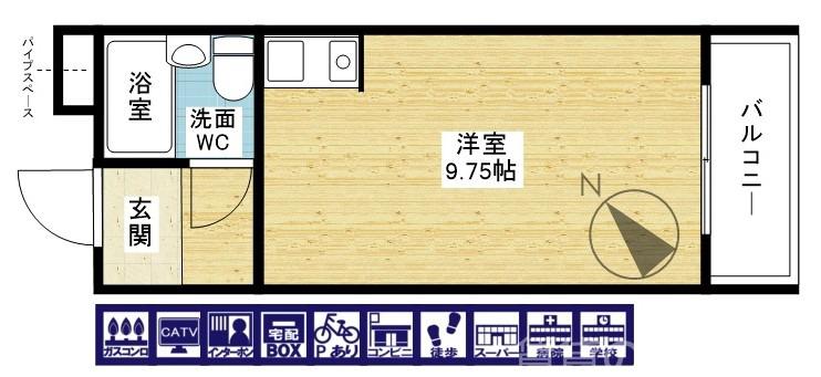 フォレストコートⅠ番館の間取り
