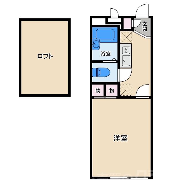 レオパレスヒライⅡの間取り