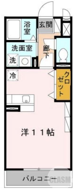 菩提町の完工年月(2005年2月)築の賃貸アパートの間取り
