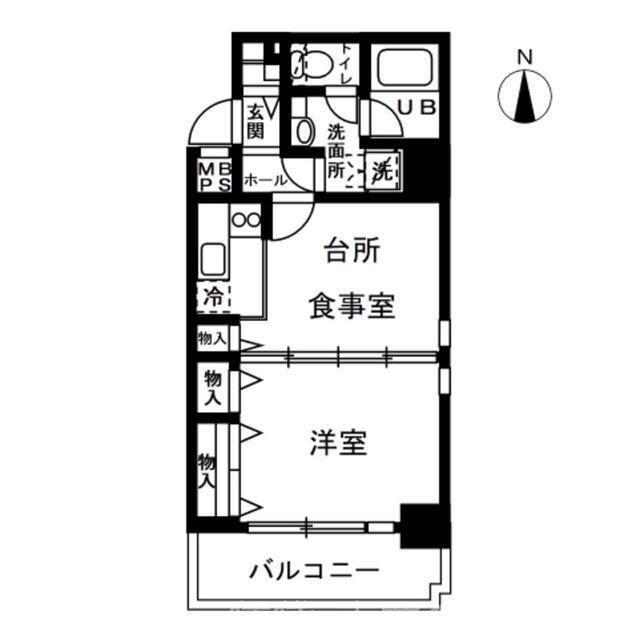 ライオンズマンション東洞院の間取り