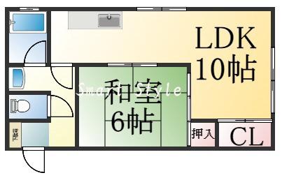 ハイツサンライズの間取り