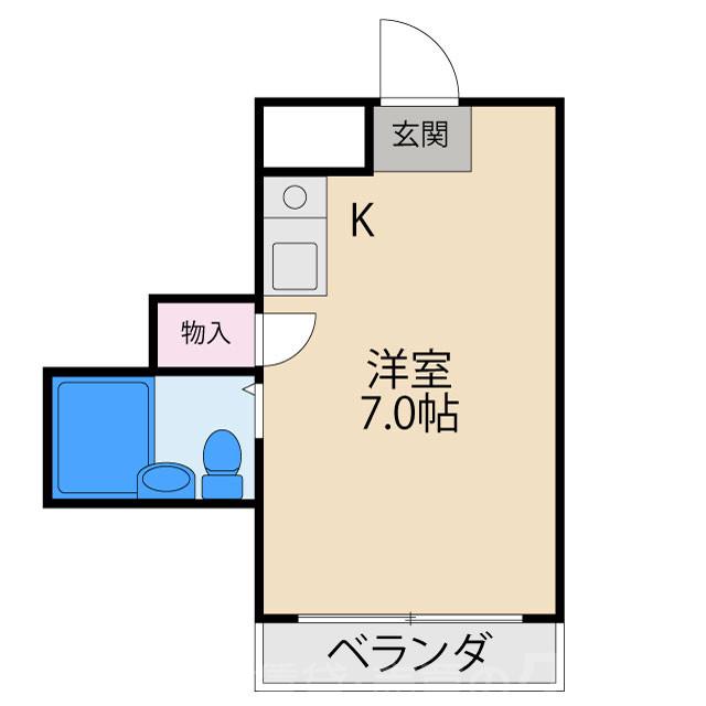 香里園弐番館の間取り