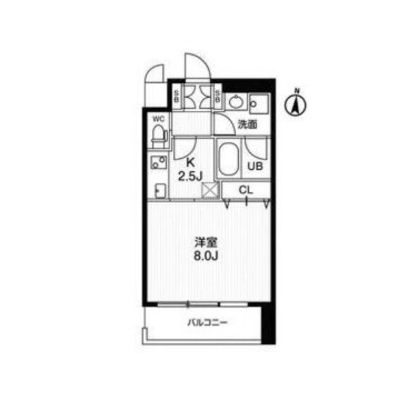 東中島の完工年月（2007年4月）築の賃貸マンションの間取り