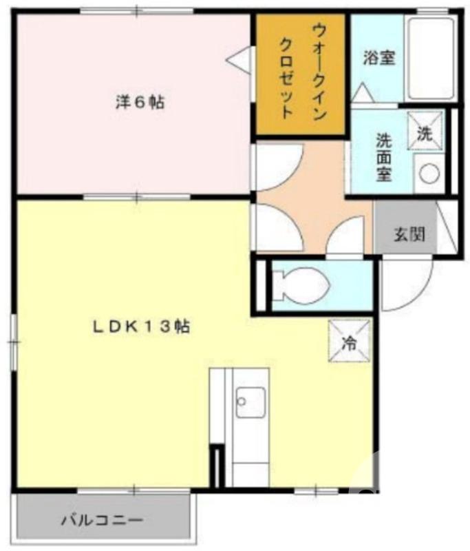 鳳南町の完工年月(2003年10月)築の賃貸アパートの間取り