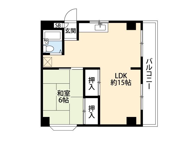 香里ロイヤルプラザの間取り