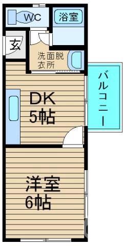 引野町の完工年月(1991年11月)築の賃貸マンションの間取り