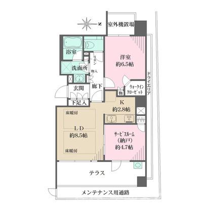 ザ・パークハウス三条油小路の間取り