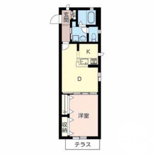 南花田町の完工年月(2005年8月)築の賃貸アパートの間取り