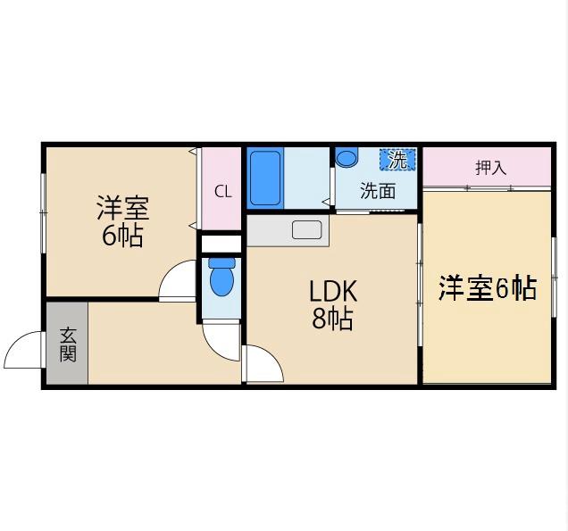グリーンピア東寝屋川の間取り