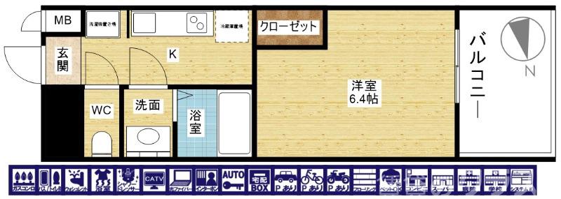 アドバンス大阪ビヤンの間取り