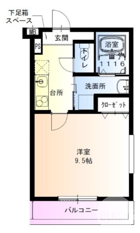 鳳中町の完工年月(2025年9月)築の賃貸アパートの間取り