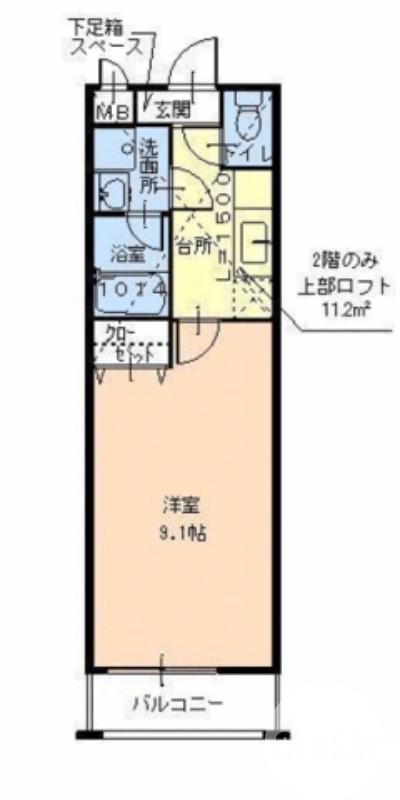 南清水町の完工年月(2009年12月)築の賃貸アパートの間取り
