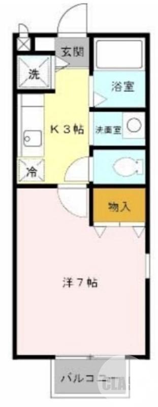 黒土町の完工年月(1998年5月)築の賃貸アパートの間取り