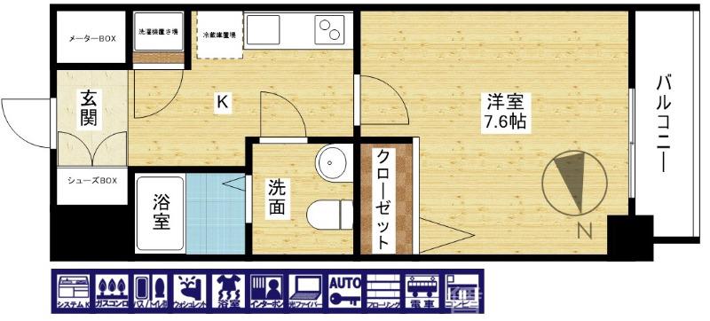 ラナップスクエア新大阪の間取り