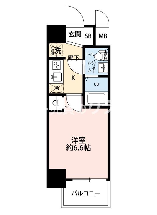 三軒家西の完工年月(2025年6月)築の賃貸マンションの間取り