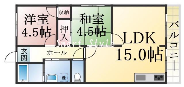 リバーサイドハイツの間取り