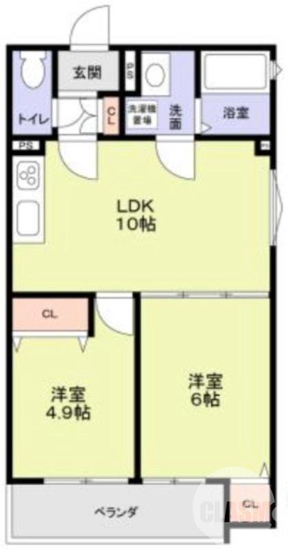 菱木の完工年月(2025年10月)築の賃貸アパートの間取り
